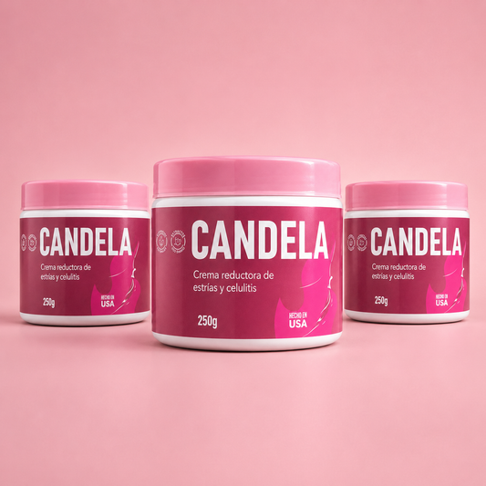 Candela Crema Reductora de Estrías y Celulitis