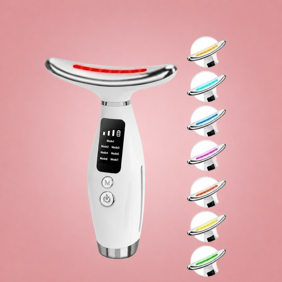 Masajeador Facial Reafirmante LED – Piel Más Firme y Radiante desde Casa ✨🌸